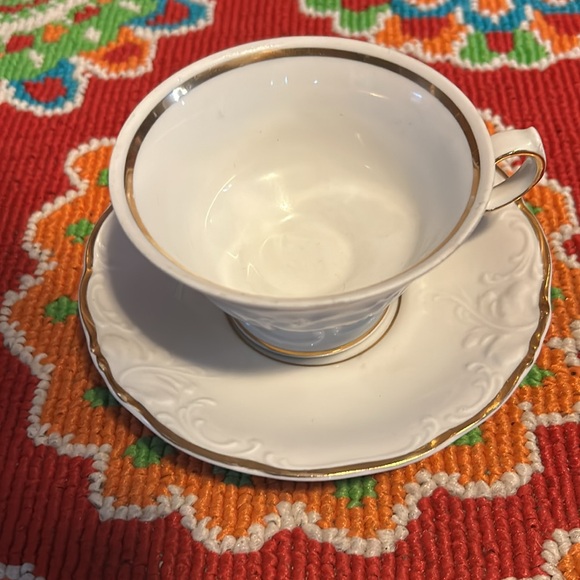 Vintage Wawel China Casa Oro Cup & Saucer Set EUC - Picture 2 of 6